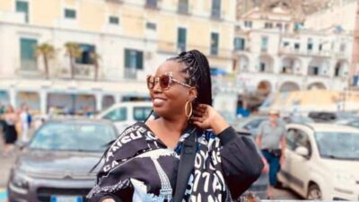 Kia Morgan Smith in Sorrento, the Amalfi Coast in Italy