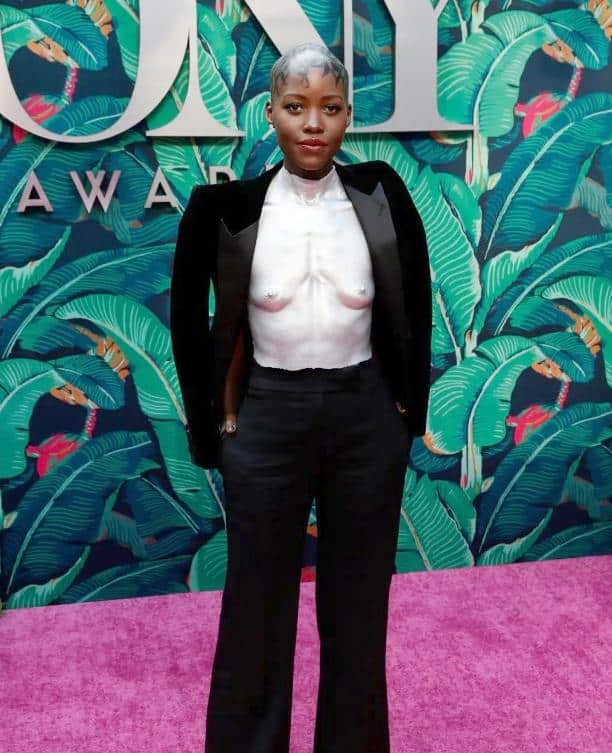 Lupita Nyong'o (breastplate) - Getty