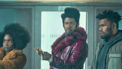 They Cloned Tyrone - Teyonah Parris Jamie Foxx John Boyega (Parrish Lewis-Netflix)