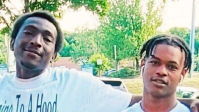 Renzo Smith and his stepson Shawn Jackson (family handout)