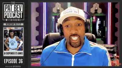 Gilbert Arenas is a guest on the 'The Pat Bev Podcast with Rone'