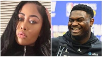 Moriah Mills and Zion Williamson