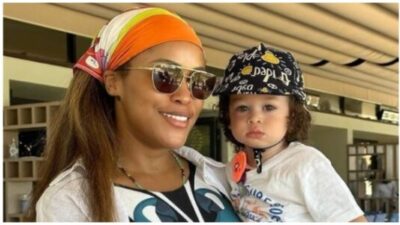 Eve and her son Wolfe