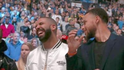 Drake and Steph Curry - Getty