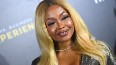 Phaedra Parks as a blonde