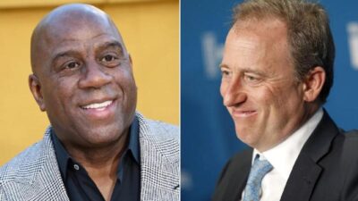 Magic Johnson and Josh Harris (Filmmagic-Getty)