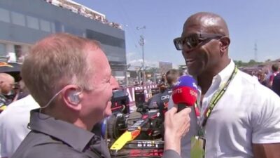 Martin Brundle & Terry Crews - screenshot