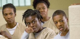 Orange is the New Black cast: (From left) Danielle Brooks, Vicky Jeudy, Uzo Aduba, Adrienne C. Moore and Samira Wiley in 'Orange Is the New Black.' - (Jessica Miglio-Netflix)