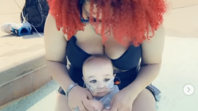 Keke Wyatt and her youngest child, Ke&rsquo;Zyah (Instagram)