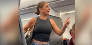 Viral Video Shows Woman's Meltdown Over ‘Not Real’ Passenger on Airplane