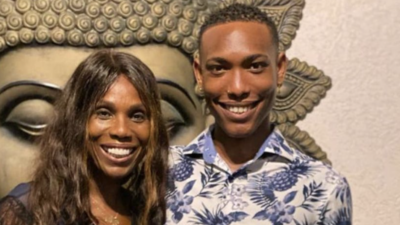 Yvette Noel-Schure and Josiah &lsquo;Jonty&rsquo; Robinson pose for a photo (Instagram)