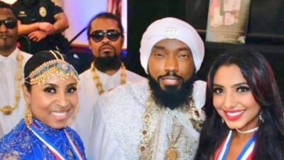 Dr. Megan Massay Global, King Yahweh, and Susmita Patel President of Fashion Direct and former Beauty Queen