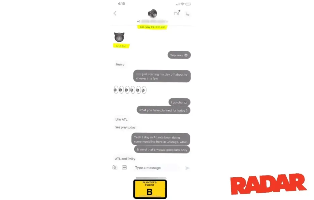 Dwight Howard's Alleged Explicit Text
