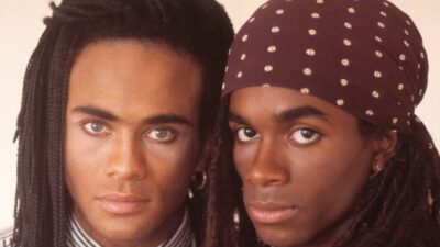 MIllI Vanilli pose for portrait