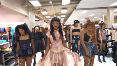 Baby Storme target flash mob
