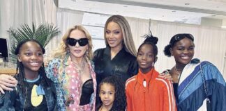 Beyonce, Madonna and Daughters (Madonna's Instagram)