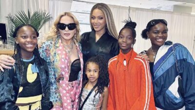 Beyonce, Madonna and Daughters (Madonna's Instagram)