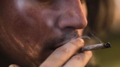 Man smoking marijuana (Chabybucko-iStockphoto-Getty Images)