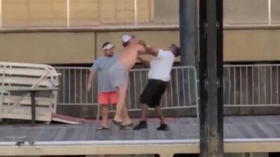Montgomery Boat Dock brawl (X- @myteks)
