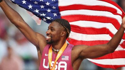 Noah Lyles (Michael Steele-Getty Images Europe-Getty Images)