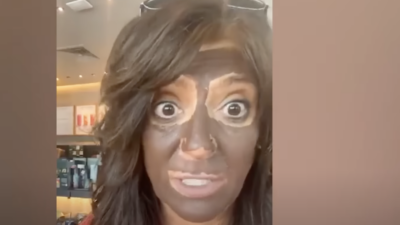 Ersilia Campbell, wearing blackface, rants inside of a Target store in Colorado