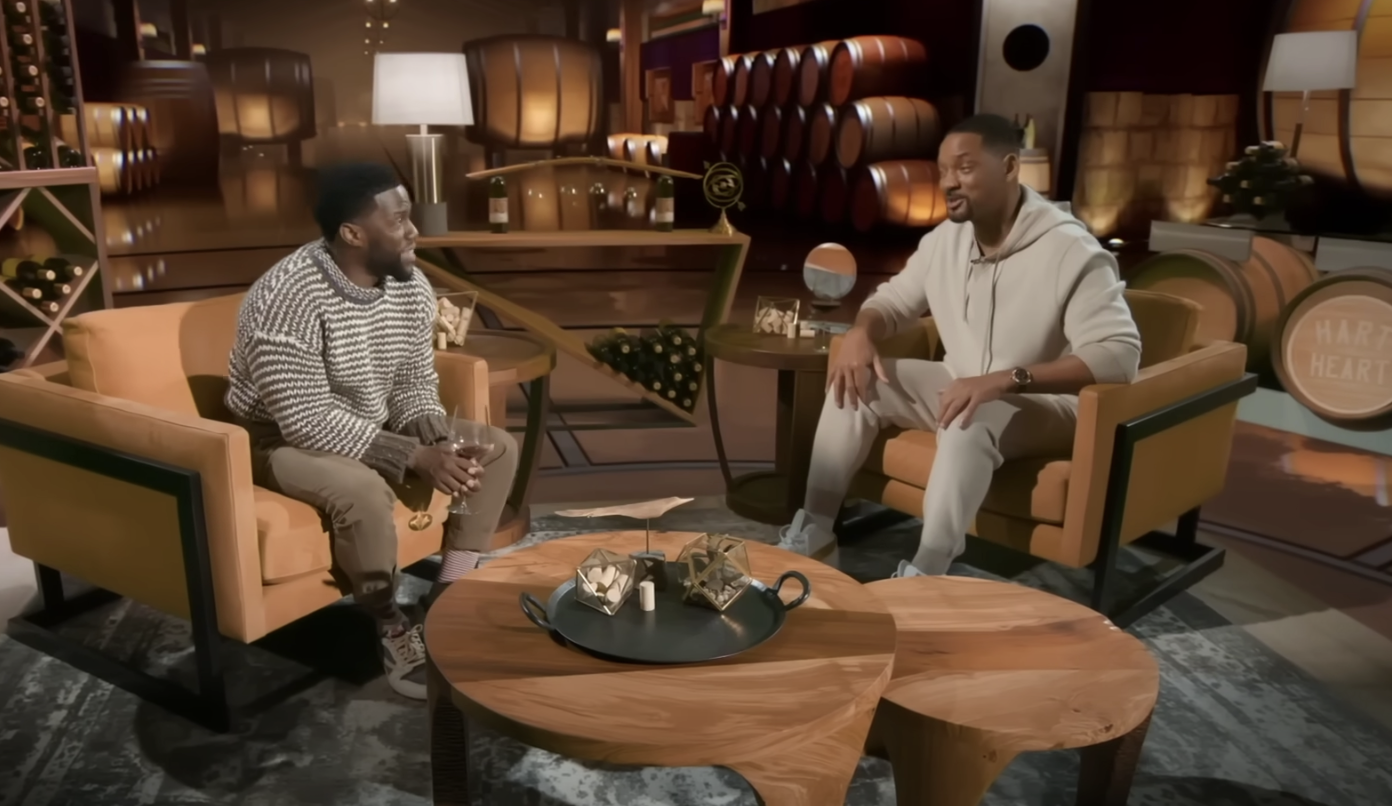 Kevin Hart interviews Will Smith on Peacock's "Hart to Heart"