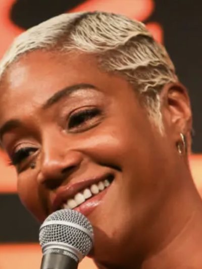 Tiffany Haddish performs at the benefit for those affected by strikes at the Laugh Factory on August 15, 2023 in Los Angeles, California.