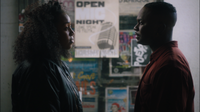 Roderick Lawrence and Toni Lachelle Pollitt in Speak Up Brotha!