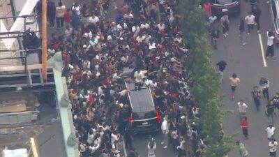 Union Square (NYC) response to Kai Cenat (WCBS)