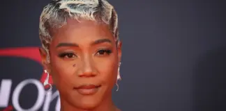 Actress Tiffany Haddish arrives on the red carpet at the 2023 ESPY Awards in Dolby Theatre in Hollywood Wednesday, July 12, 2023.
