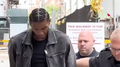 Kevin Porter Jr being arrested - screenshot