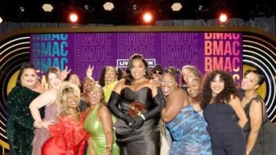 Lizzo, BMAC Honoree of the Quincy Jones Humanitarian Award and Lizzo's Big Grrls attend the BMAC Gala - Getty