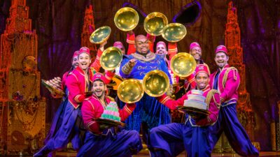 Marcus M. Martin and company in 2023 tour of Disney's Aladdin. Photo: Deenvan Meer
