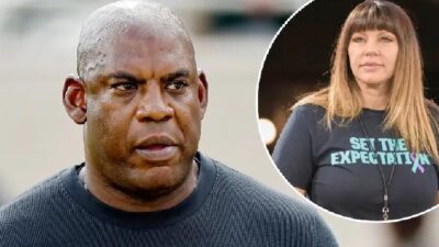 Mel Tucker - Brenda Tracy (inset) - Getty