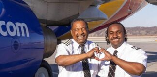 Ruben and Ruben Flowers - Father & Son pilot team (Southwest Airlines)