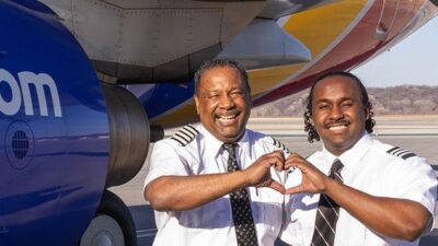 Ruben and Ruben Flowers - Father & Son pilot team (Southwest Airlines)