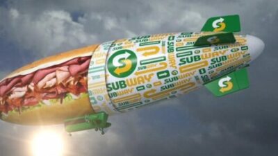 Subway Flying blimp