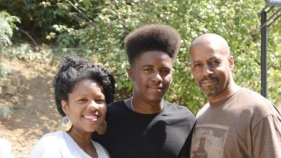 Tyler Hilliard and parents
