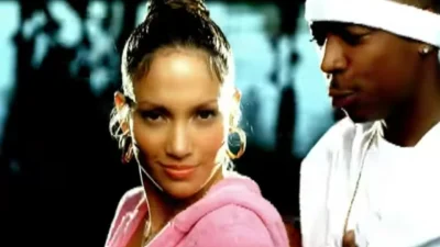 Jennifer Lopez dances with Ja-Rule in the video for "I'm Real (Murder Remix)