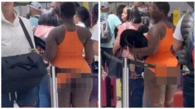 Viral Video Shows 'Half-Naked' Woman at Florida Airport