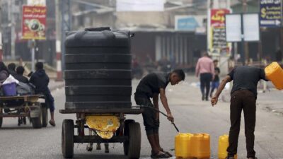 Gaza Water Rafah (Mohammed Abed-AFP-Getty Images)