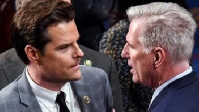 Matt Gaetz and Kevin McCarth (Getty)