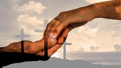 Salvation (hands crossed) - Depositphotos