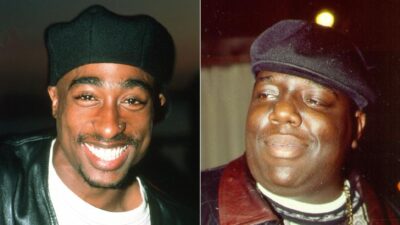Tupac - Biggie (Al Pereira-Michael Ochs Archives-Getty Images)