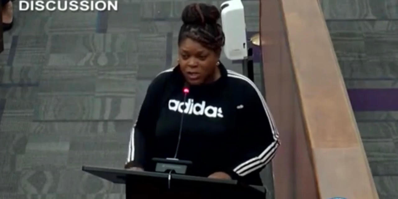 Amy Malone, was the Black woman called the N-word and B-word at a San Bernardino City Council meeting on October 23.