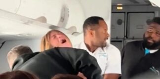 Frontier Airlines Plane Meltdown as Passenger Freaks Out, Accused of Being Possessed by Devil