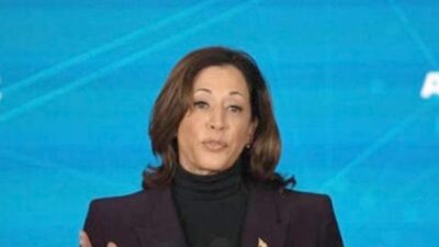 Kamala Harris at AI Safety Summit in London - Getty