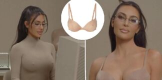Kim Kardashian - Skims bra with nipples - Skims