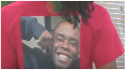 Starquan Washington shown on t-shirt of family member