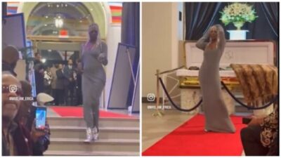Model Speaks Out About Viral Runway Walk at Designer's Funeral | Watch